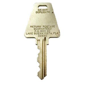 Vintage Lake Buena Vista FL Hotel Room Key Florida #4623 Resorts Motel Original